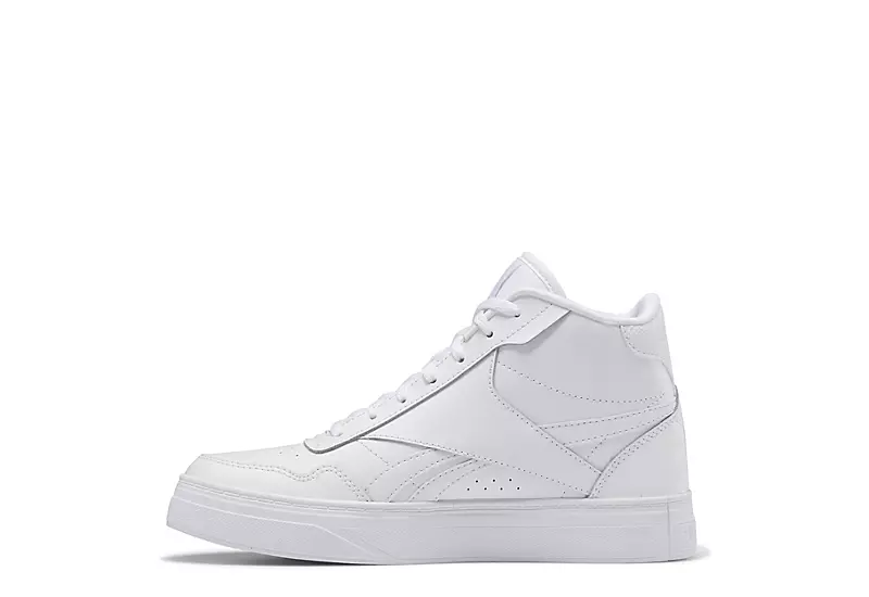 Reebok Womens Court Advance Bold Hi Sneaker - White 3 Reebok Womens Court Advance Bold Hi Sneaker - White - Image 3