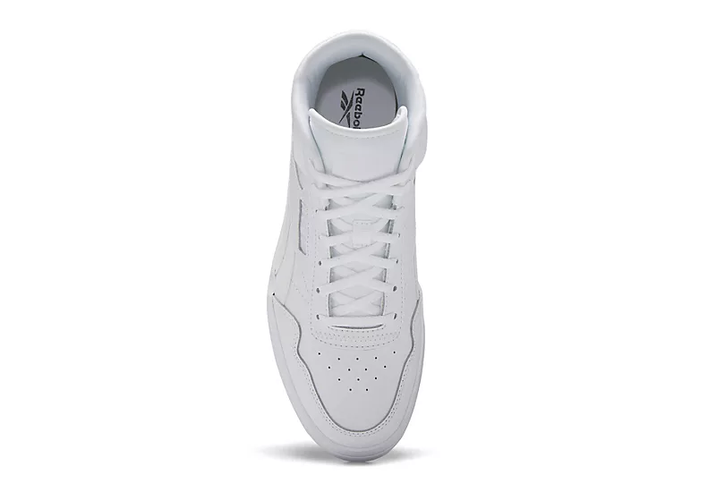 Reebok Womens Court Advance Bold Hi Sneaker - White 4 Reebok Womens Court Advance Bold Hi Sneaker - White - Image 4