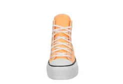 Converse Womens Chuck Taylor All Star High Top Platform Sneaker - Orange -Deals Viva Stride Store US 01 401714 02