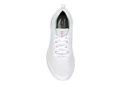Skechers Womens Arch Fit Lace Up Sneaker - White 12 Skechers Womens Arch Fit Lace Up Sneaker - White -Deals Viva Stride Store US 01 401756 05