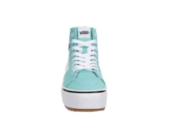 Vans Womens Filmore High Top Tapered Platform Sneaker - Aqua -Deals Viva Stride Store US 01 401766 02