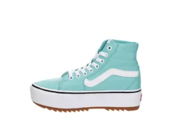 Vans Womens Filmore High Top Tapered Platform Sneaker - Aqua -Deals Viva Stride Store US 01 401766 03