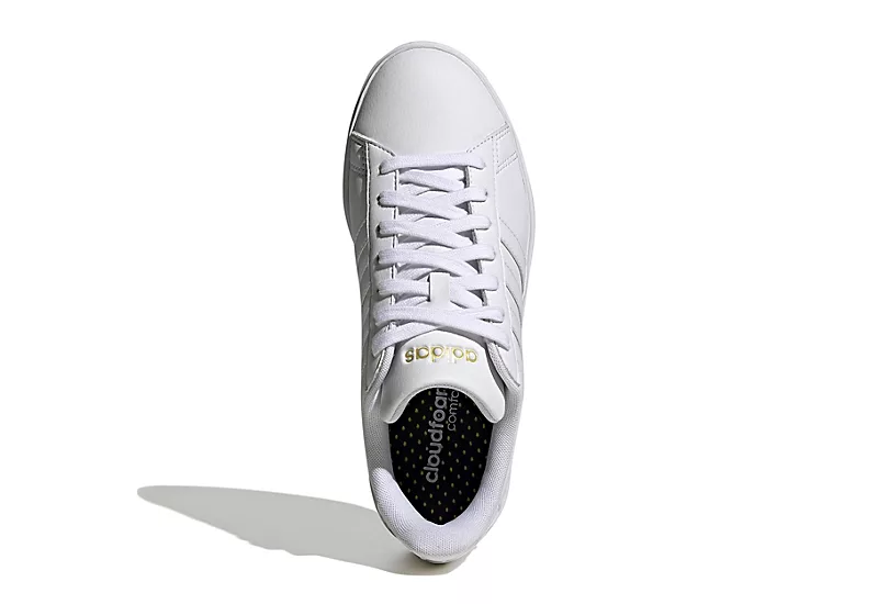 Adidas Womens Grand Court 2.0 Sneaker - White 4 Adidas Womens Grand Court 2.0 Sneaker - White - Image 4