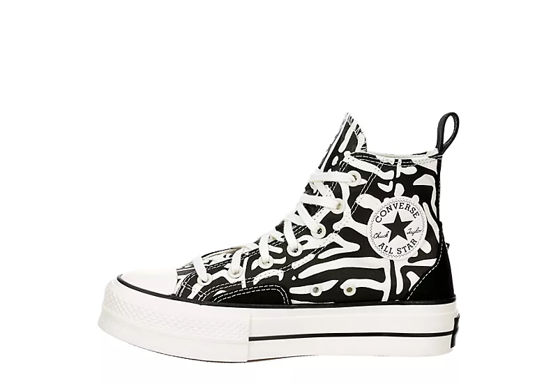 Converse Womens Chuck Taylor All Star High Top Platform Sneaker - Off White 4 Converse Womens Chuck Taylor All Star High Top Platform Sneaker - Off White - Image 4