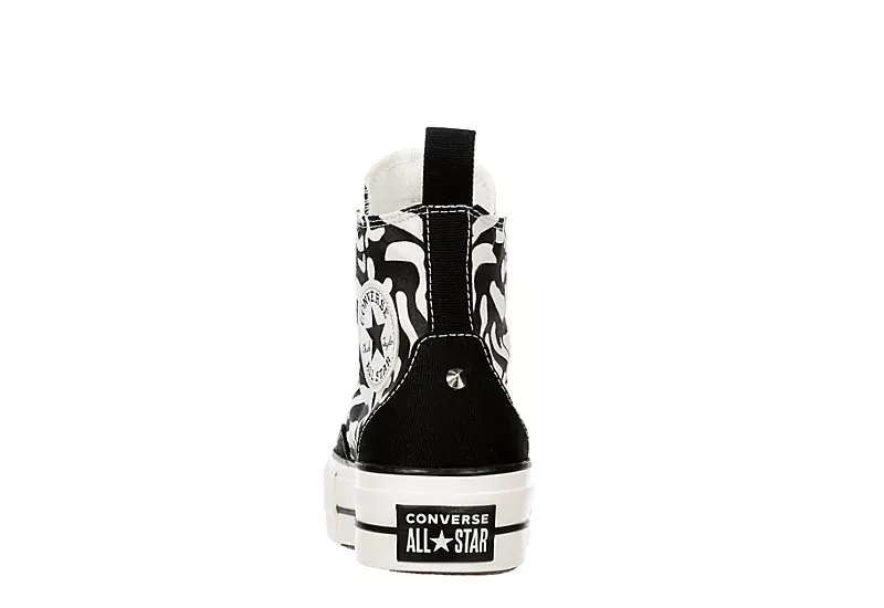 Converse Womens Chuck Taylor All Star High Top Platform Sneaker - Off White 5 Converse Womens Chuck Taylor All Star High Top Platform Sneaker - Off White - Image 5