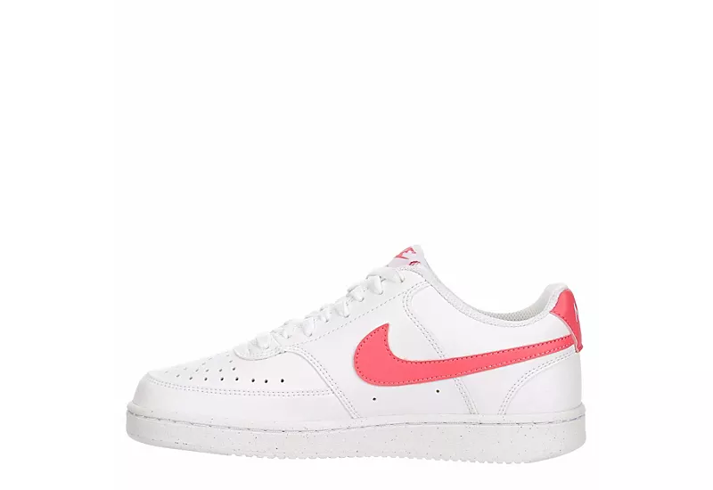 Nike Womens Court Vision Low Sneaker - White 4 Nike Womens Court Vision Low Sneaker - White - Image 4