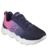 Skechers Womens Go Walk Massage Fit Running Shoe - Navy