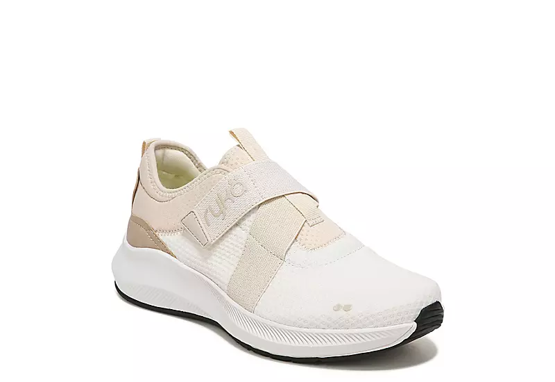 Ryka Womens Fame Slip On Sneaker - White 1 Ryka Womens Fame Slip On Sneaker - White