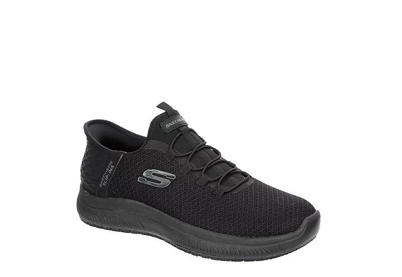 Skechers Womens Slip-ins Summits Enslee Slip Resistant Work Shoe - Black 1 Skechers Womens Slip-ins Summits Enslee Slip Resistant Work Shoe - Black